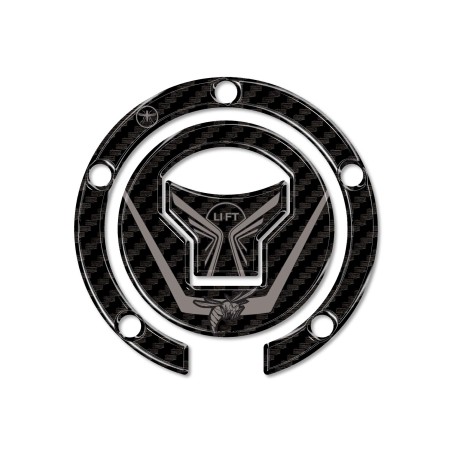 Sticker 3D protection de bouchon de réservoir de moto compatible avec Honda Hornet 500 750