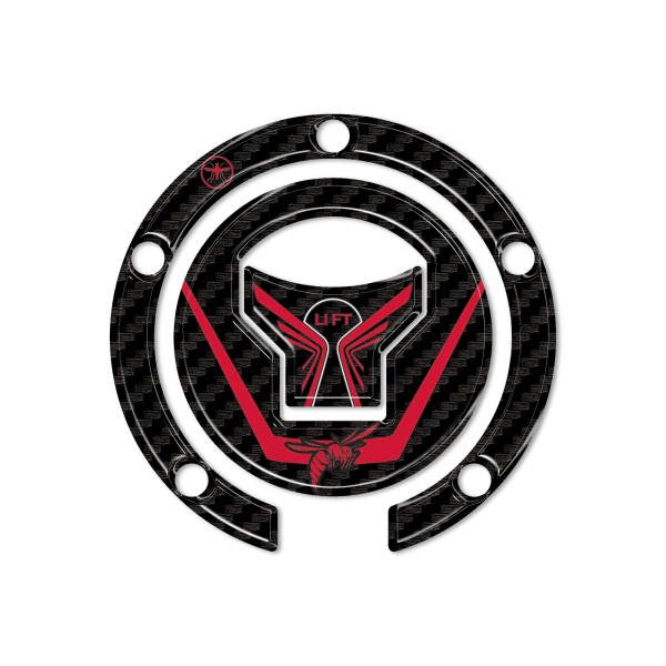 Pegatina 3D protección tapa depósito moto compatible con Honda Hornet 500 750