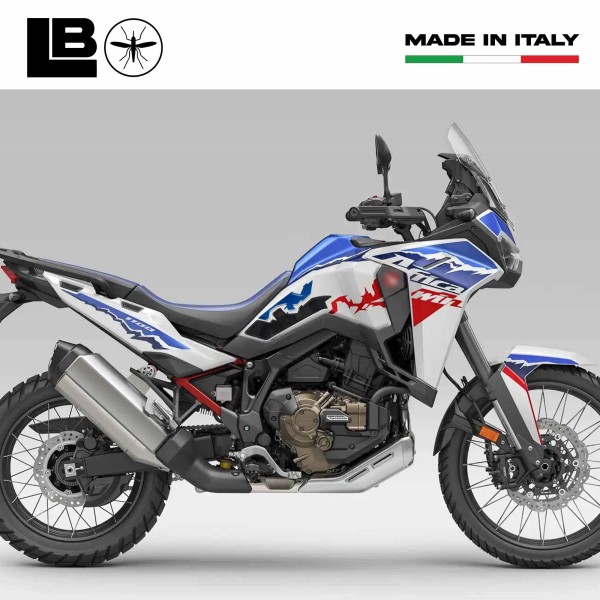 3D Tank-Seitenschutz-Aufkleber kompatibel mit Honda Africa Twin 2024