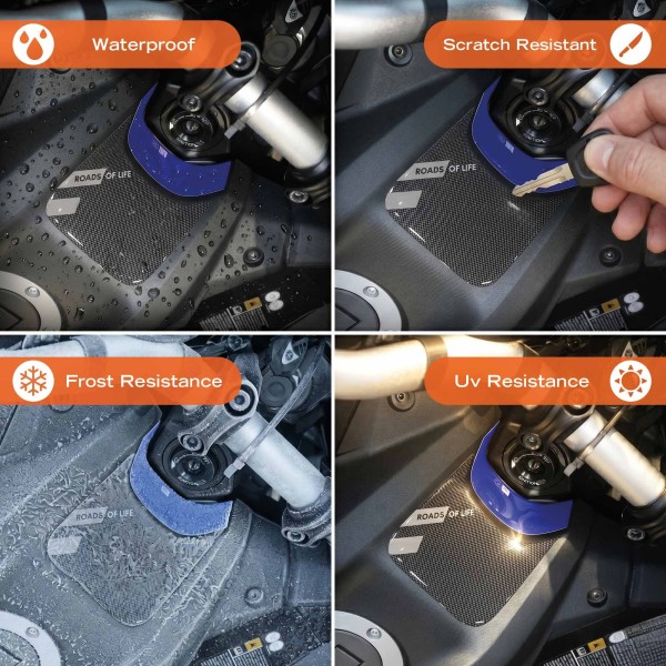 Adesivo 3D Protezione Chiave moto compatibile con Yamaha Tracer 9 GT+ 2026