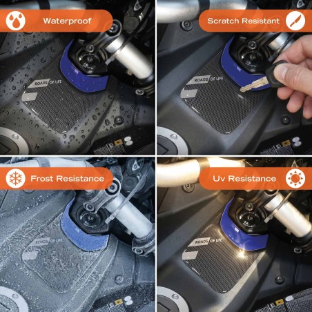 Adesivo 3D Protezione Chiave moto compatibile con Yamaha Tracer 9 GT+ 2026
