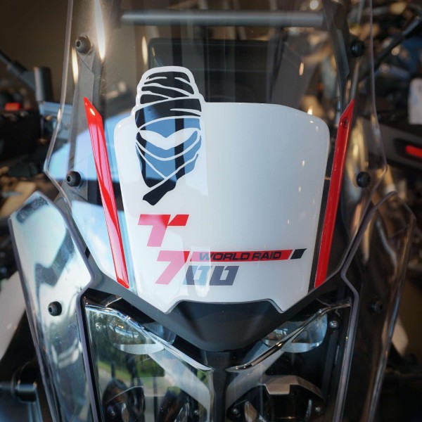 3D-Aufkleber für Motorrad-Windschutzscheiben, passend für die Yamaha Tenere 700 World Raid 2026