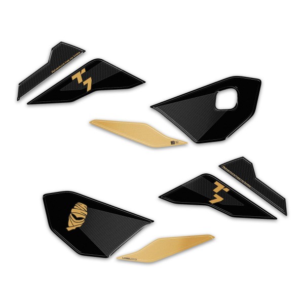 3D side decals for motorbikes, compatible with the Yamaha Tenere 700 World Raid 2026