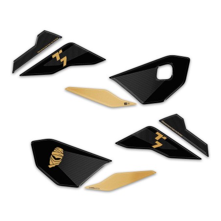 3D side decals for motorbikes, compatible with the Yamaha Tenere 700 World Raid 2026