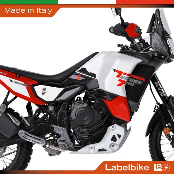 Autocollants 3D latéraux pour moto, compatibles avec la Yamaha Tenere 700 World Raid 2026