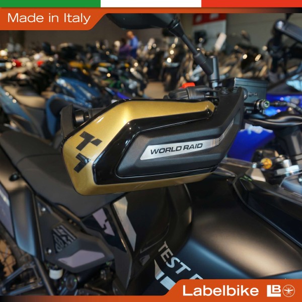 3D handguard stickers for motorbikes, compatible with the Yamaha Tenere 700 World Raid 2026