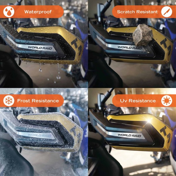 Adhesivos 3D para protectores de manos de moto compatibles con la Yamaha Tenere 700 World Raid 2026