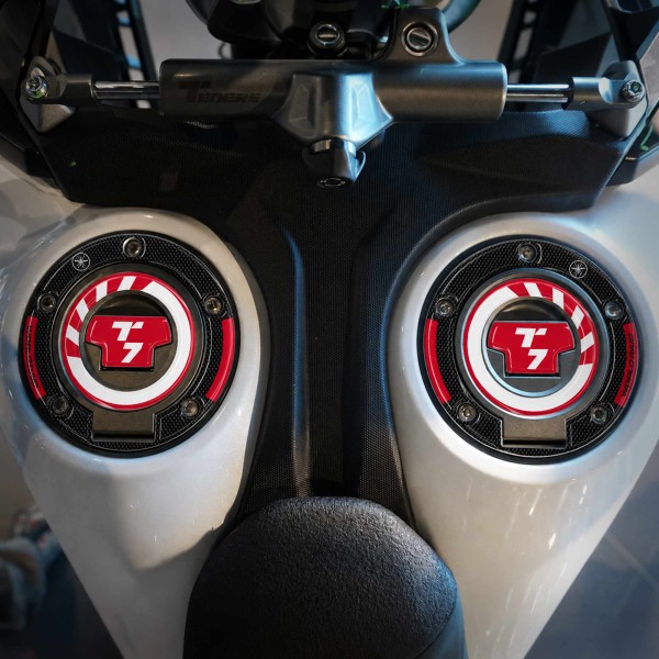 Adesivi Tappo serbatoio compatibili con Yamaha Tenere 700 World Raid 2026