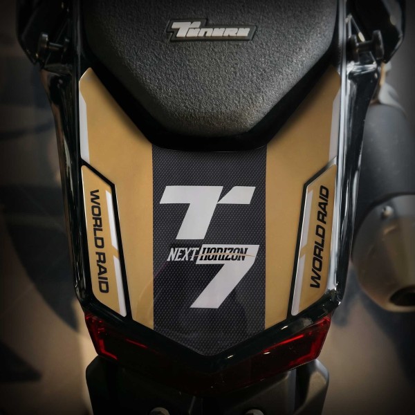 Autocollant 3D pour l'arrière de la moto, compatible avec la Yamaha Tenere 700 World Raid 2026