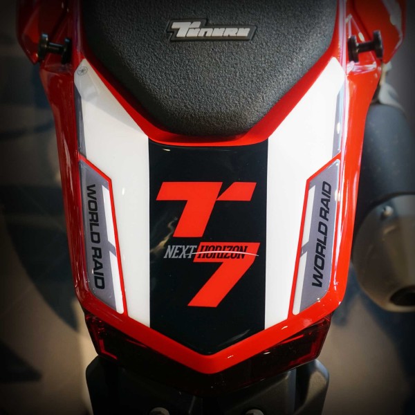 3D motorcycle tail sticker compatible with the Yamaha Tenere 700 World Raid 2026
