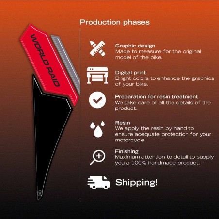 Protector adhesivo para el depósito compatible con la Yamaha Tenere 700 World Raid 2026