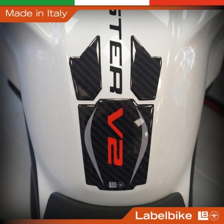 Adhesivo protector de depósito para moto de resina 3D, compatible con la Ducati Monster V2 2026