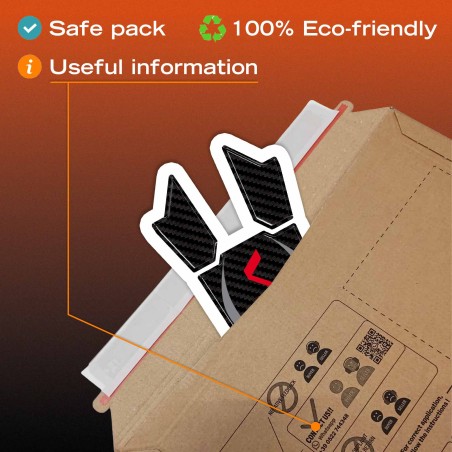 Adhesivo protector de depósito para moto de resina 3D, compatible con la Ducati Monster V2 2026