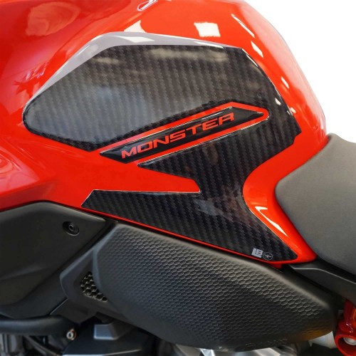                             3D-Aufkleber für die Seiten des Motorrad-Tanks, passend für die Ducati Monster V2 2026
                          