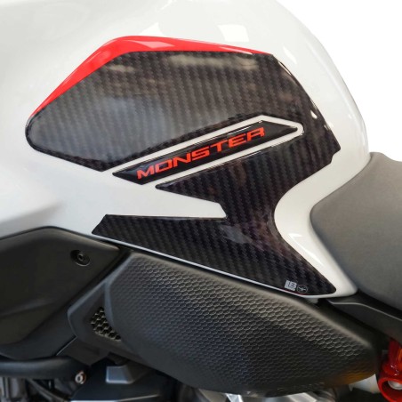 3D-Aufkleber für die Seiten des Motorrad-Tanks, passend für die Ducati Monster V2 2026
