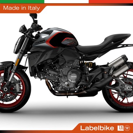 Autocollants 3D latéraux pour réservoir de moto, compatibles avec la Ducati Monster V2 2026