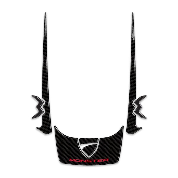 3D Protective Sticker for Motorcycle Tail Section, compatible with the Ducati Monster V2 2026