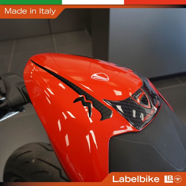 Adhesivo 3D de protección para el colín de la moto, compatible con la Ducati Monster V2 2026