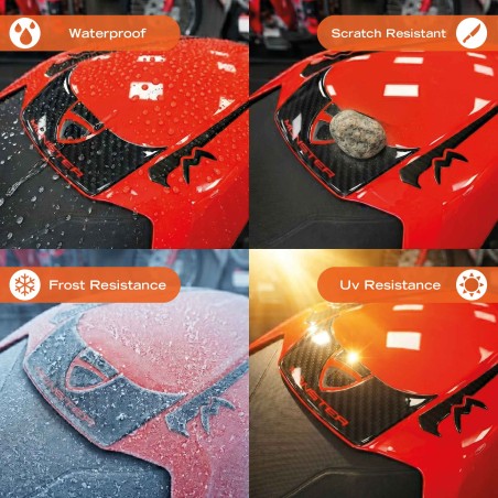 Adhesivo 3D de protección para el colín de la moto, compatible con la Ducati Monster V2 2026