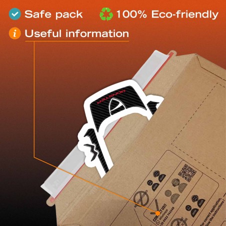 3D Protective Sticker for Motorcycle Tail Section, compatible with the Ducati Monster V2 2026