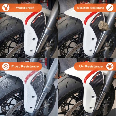 3D-Aufkleber für Motorrad-Sturzpads, kompatibel mit der Ducati Monster V2 2026