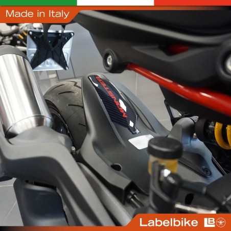 Autocollant 3D pour garde-boue arrière de moto, compatible avec la Ducati Monster V2 2026