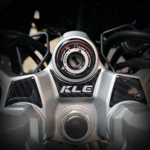                             Autocollant 3D de protection de la zone de la clé de moto, compatible avec la Kawasaki KLE500 2026
                          