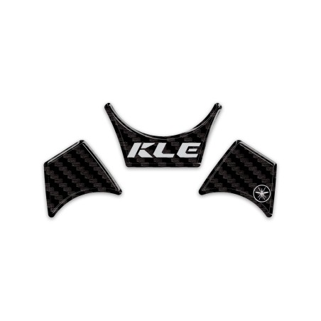 Adesivo 3D Protezione Zona Chiave moto compatibile con Kawasaki KLE500 2026