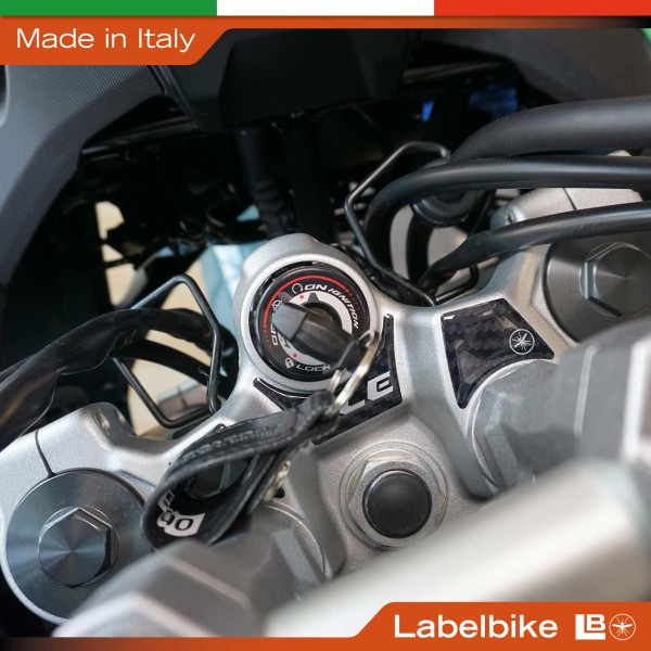 Adesivo 3D Protezione Zona Chiave moto compatibile con Kawasaki KLE500 2026