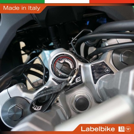 Adesivo 3D Protezione Zona Chiave moto compatibile con Kawasaki KLE500 2026