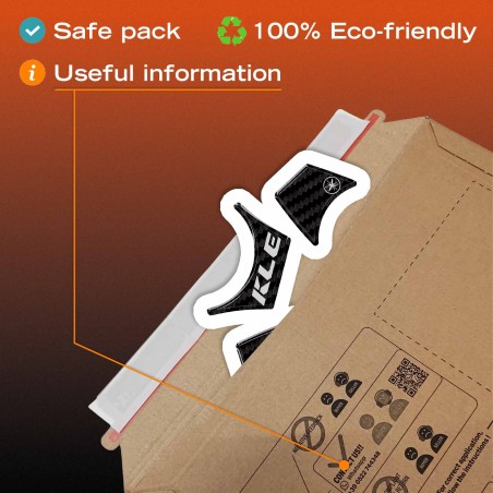 Adesivo 3D Protezione Zona Chiave moto compatibile con Kawasaki KLE500 2026