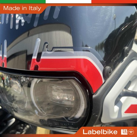 Adesivo 3D Protezione Cupolino moto compatibile con Ducati DesertX 2026