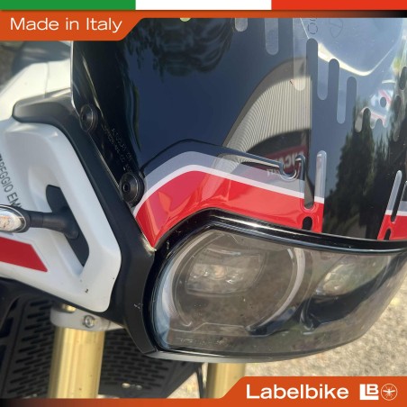 Adesivo 3D Protezione Cupolino moto compatibile con Ducati DesertX 2026