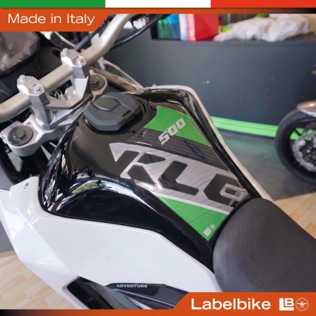 Paraserbatoio Adesivo Protezione moto compatibile con Kawasaki KLE500 2026