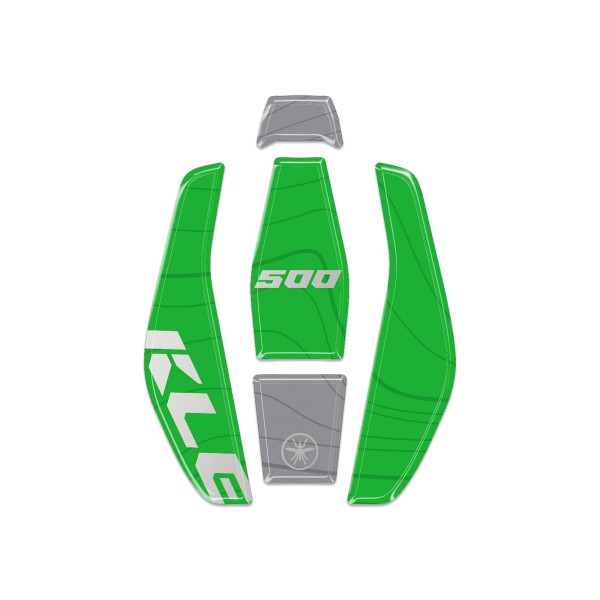 Adesivo 3D Protezione Tappo Serbatoio moto compatibile con Kawasaki KLE500