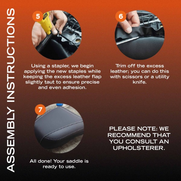 Motorcycle seat cover compatible with the BMW F 800 R