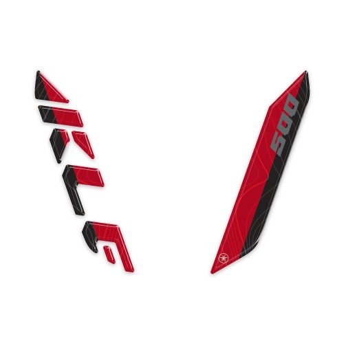                                             Adhesivo 3D de protección para el carenado delantero de la moto, compatible con la Kawasaki KLE500
                                          