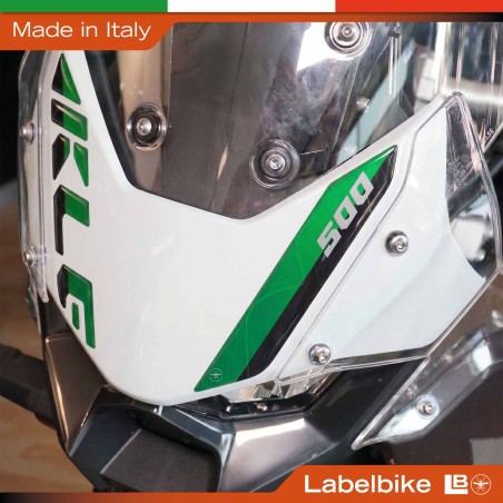 3D-Aufkleber zum Schutz der Frontverkleidung für Motorräder, passend für die Kawasaki KLE500