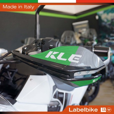 Autocollants 3D de protection pour protège-mains de moto, compatibles avec la Kawasaki KLE500 2026