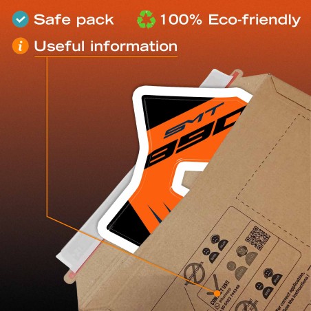 Autocollant de protection 3D en gel pour bulle de moto, compatible avec la KTM 890 SMT 2026