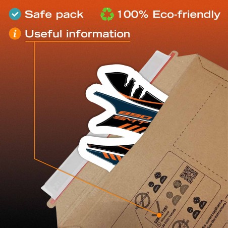 3D Gel Stickers – Motorcycle Handguard Protectors compatible with the 2026 KTM 890 SMT