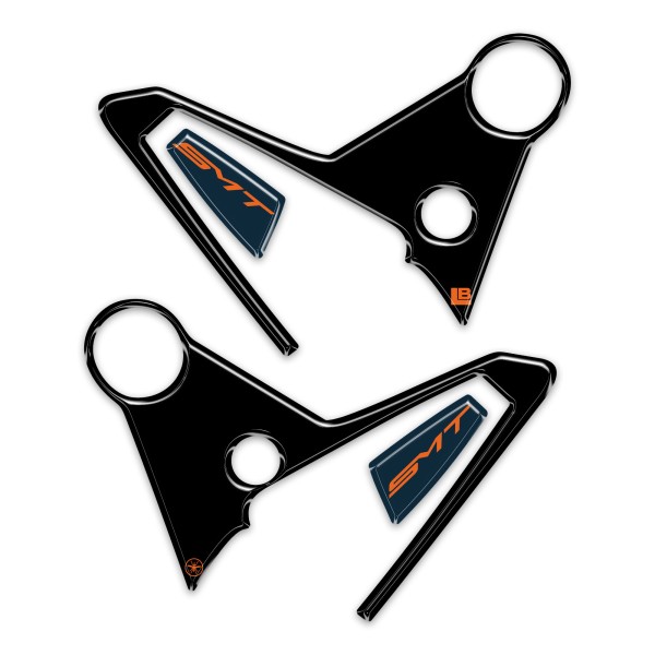 Adesivi 3D Protezioni Battitacco moto compatibili con KTM 890 SMT 2026