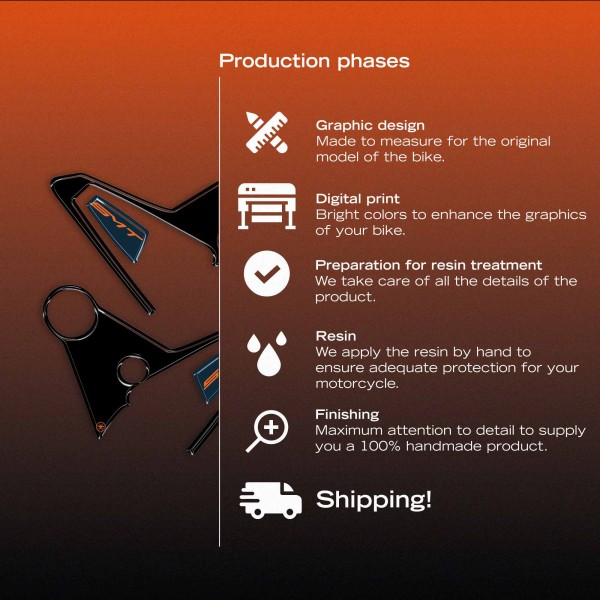 Autocollants 3D de protection des seuils de porte pour moto, compatibles avec la KTM 890 SMT 2026