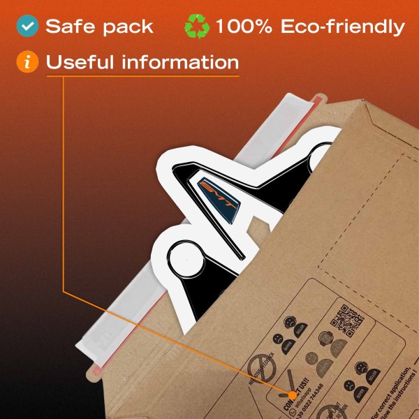 Autocollants 3D de protection des seuils de porte pour moto, compatibles avec la KTM 890 SMT 2026