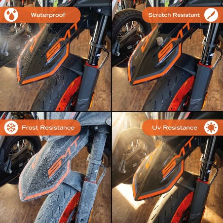 3D Gel Sticker for Motorcycle Mudguard Protection, compatible with the 2026 KTM 890 SMT
