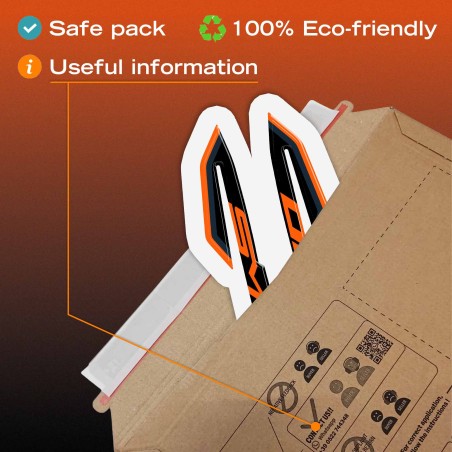Adesivo Gel 3D Protezione Parafango moto compatibile con KTM 890 SMT 2026