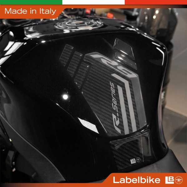 3D resin sticker for motorbike fuel tank, compatible with the Yamaha R9 2025–2026