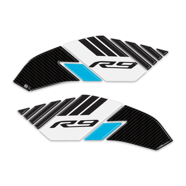 Autocollants de protection latérale du réservoir compatibles avec la Yamaha R9 2025-2026