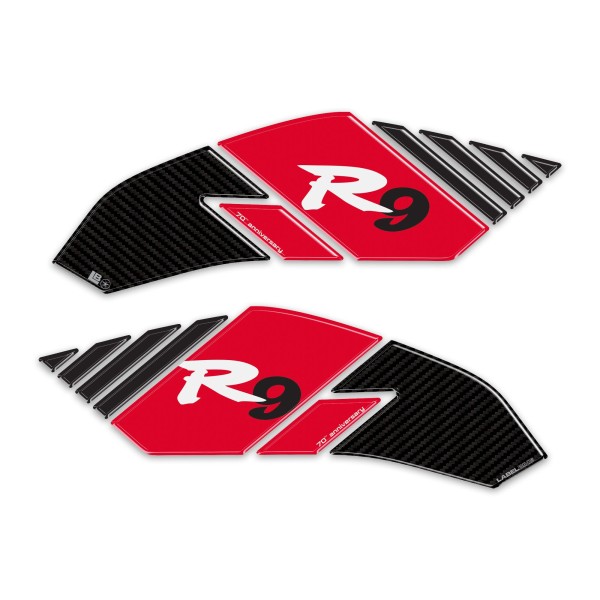 Adesivi Protezioni Laterali Serbatoio compatibili con Yamaha R9 2025-2026