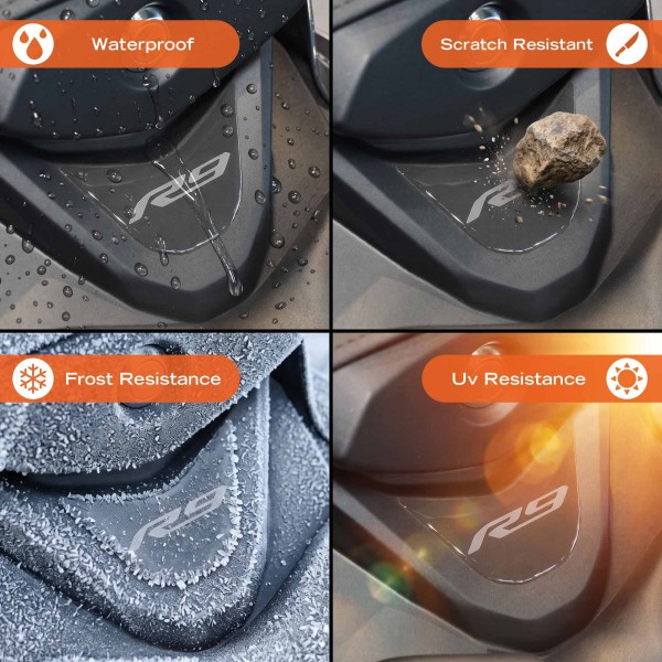 3D-Schutzaufkleber für die Heckverkleidung des Motorrads, kompatibel mit der Yamaha R9 2025–2026